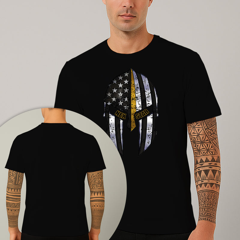 Camiseta Estampada Spartan Cap 100% Algodão Premium Fio 30.1 Penteado Nexstar