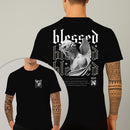 Camiseta Estampada Arcanjo Blessed 100% Algodão Premium Fio 30.1 Penteado Nexstar