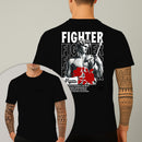 Camiseta Estampada Fighter 100% Algodão Premium Fio 30.1 Penteado Nexstar