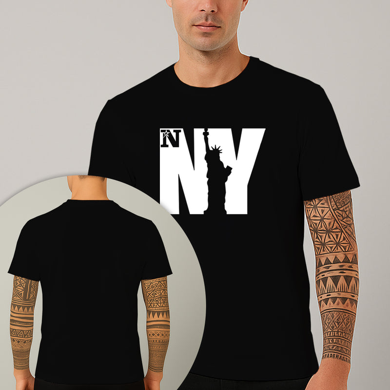 Camiseta Estampada Skull Smoked 100% Algodão Premium Fio 30.1 Penteado Nexstar