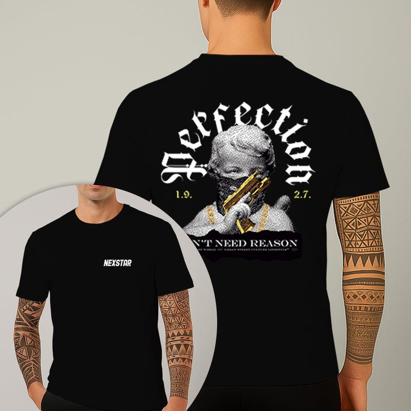 Camiseta Estampada Anjo Perfection Bolado 100% Algodão Premium Fio 30.1 Penteado Nexstar
