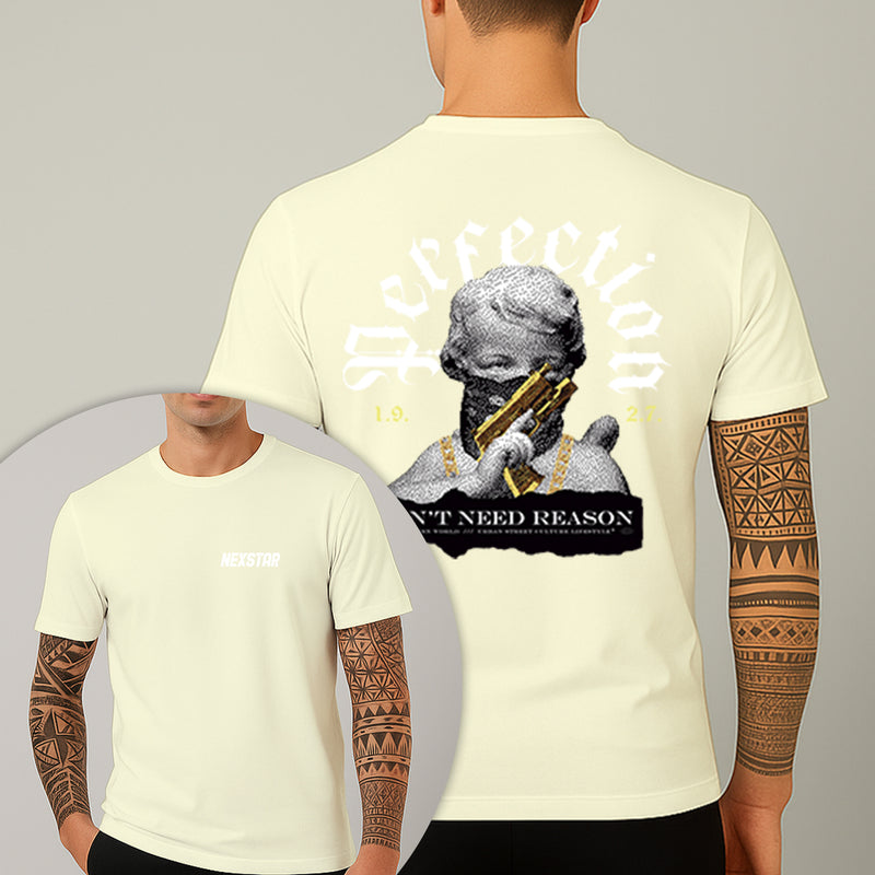 Camiseta Estampada Anjo Perfection Bolado 100% Algodão Premium Fio 30.1 Penteado Nexstar