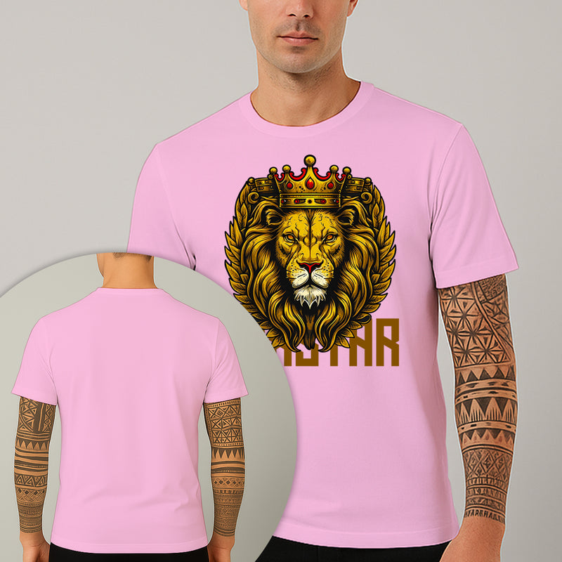 Camiseta Estampada Leão Rei 100% Algodão Premium Fio 30.1 Penteado Nexstar