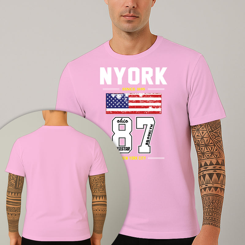 Camiseta Estampada Nyork Ohio 87 100% Algodão Premium Fio 30.1 Penteado Nexstar