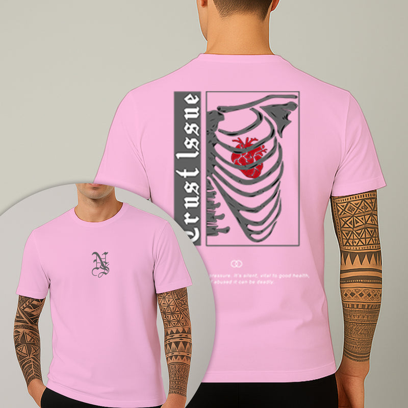 Camiseta Estampada Trust Issue 100% Algodão Premium Fio 30.1 Penteado Nexstar