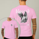 Camiseta Estampada Arcanjo Blessed 100% Algodão Premium Fio 30.1 Penteado Nexstar
