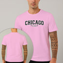 Camiseta Estampada Chicago Usa 100% Algodão Premium Fio 30.1 Penteado Nexstar