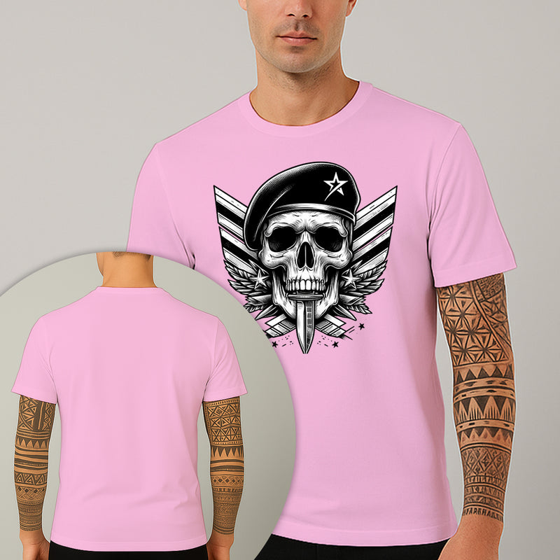 Camiseta Estampada Capitão Caveira 100% Algodão Premium Fio 30.1 Penteado Nexstar