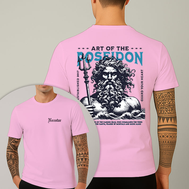 Camiseta Estampada Poseidon 100% Algodão Premium Fio 30.1 Penteado Nexstar
