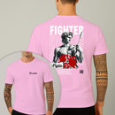 Camiseta Estampada Fighter 100% Algodão Premium Fio 30.1 Penteado Nexstar