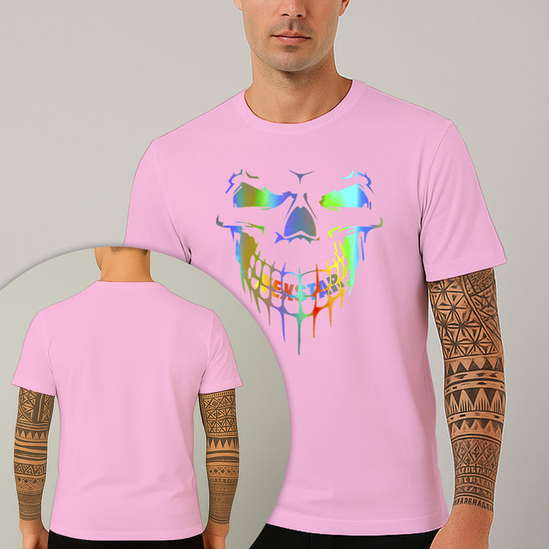Camiseta Estampada Palhaço Holográfico 100% Algodão Premium Fio 30.1 Penteado Nexstar