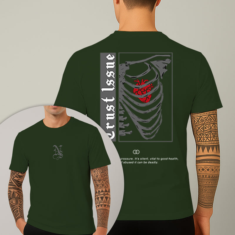 Camiseta Estampada Trust Issue 100% Algodão Premium Fio 30.1 Penteado Nexstar