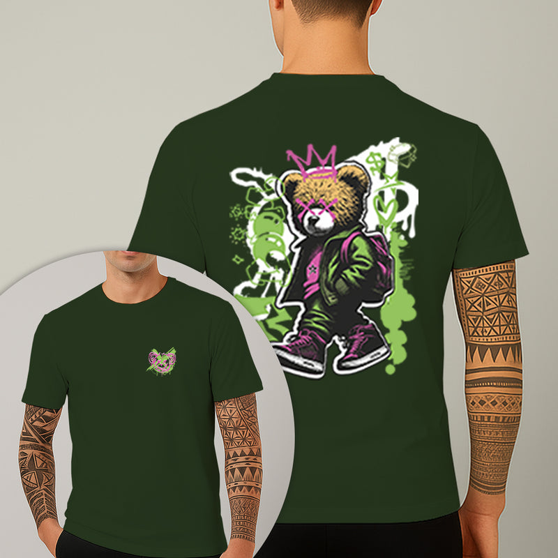 Camiseta Estampada Urso Bag 100% Algodão Premium Fio 30.1 Penteado Nexstar