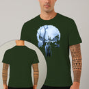 Camiseta Estampada Cemetery Skull 100% Algodão Premium Fio 30.1 Penteado Nexstar