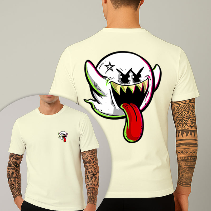 Camiseta Estampada Fanstasminha Boo 100% Algodão Premium Fio 30.1 Penteado Nexstar