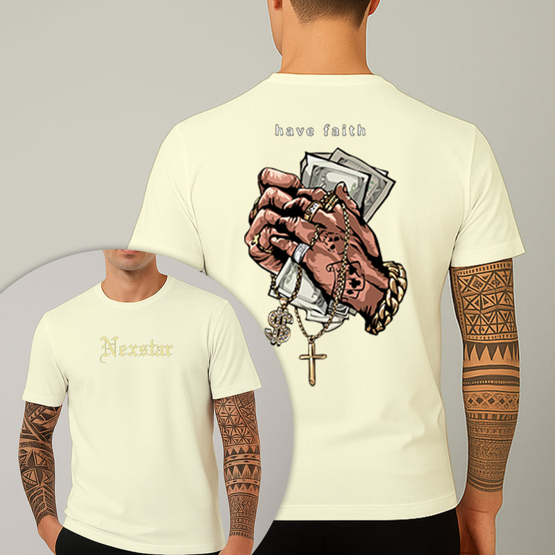 Camiseta Estampada Money Good 100% Algodão Premium Fio 30.1 Penteado Nexstar