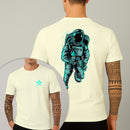 Camiseta Estampada Astronauta Ice Cream 100% Algodão Premium Fio 30.1 Penteado Nexstar