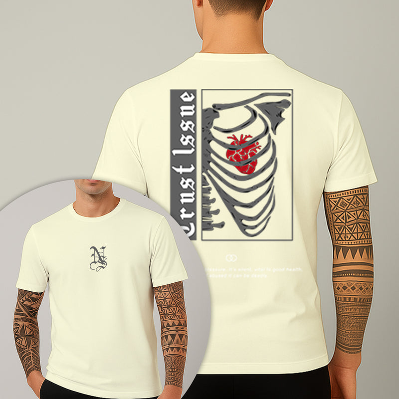 Camiseta Estampada Trust Issue 100% Algodão Premium Fio 30.1 Penteado Nexstar